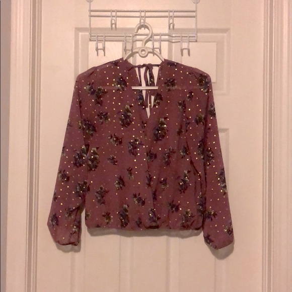 Flowy Dusty Pink Blouse - Picture 7 of 8